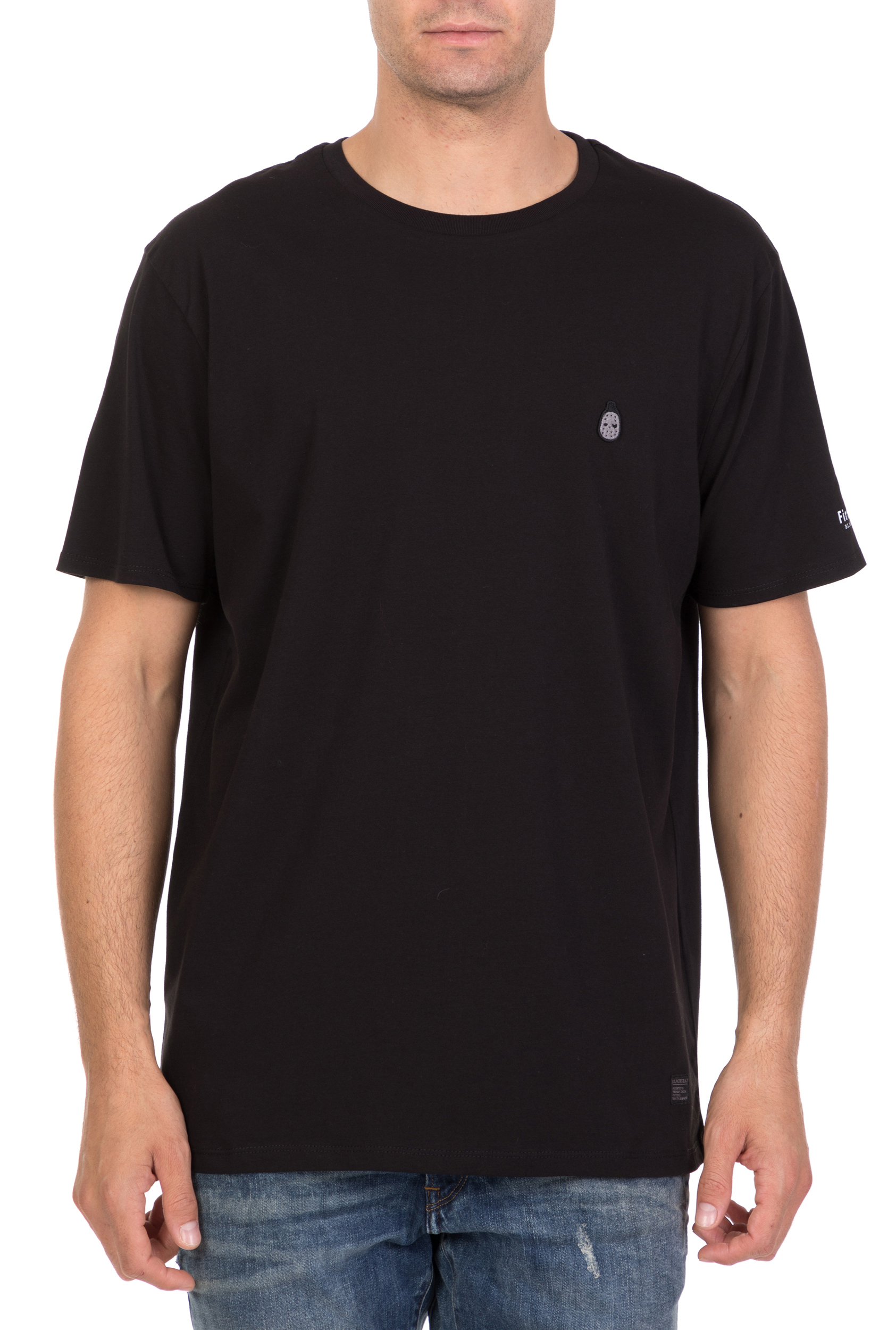 Ανδρικά/Ρούχα/Μπλούζες/Κοντομάνικες FIRETRAP - Ανδρική κοντομάνικη μπλούζα GNOME CREW μαύρη